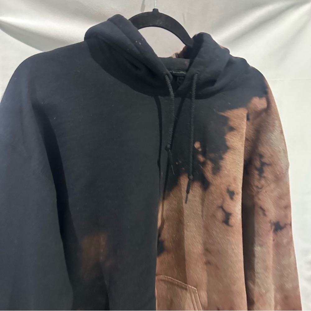 Reworked Split Bleached Hoodie - Picture 3 of 11